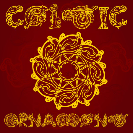 Celtic decorative  ornamentのイラスト素材