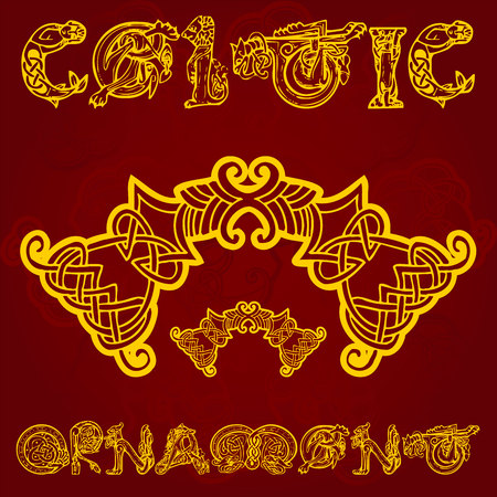 Celtic decorative  ornamentのイラスト素材