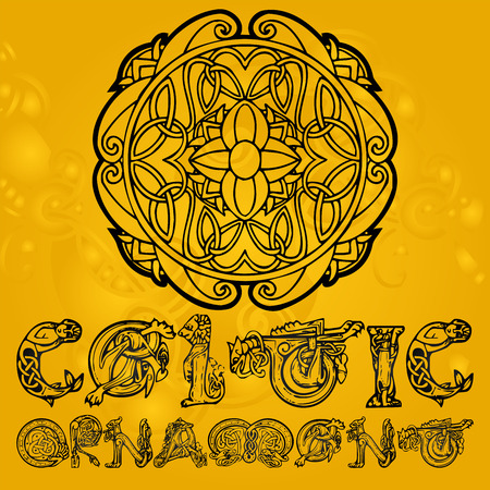 Celtic decorative  ornamentのイラスト素材