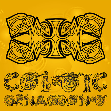 Celtic decorative  ornamentのイラスト素材