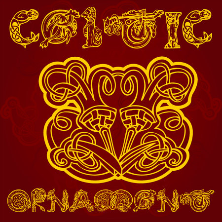 Celtic decorative  ornamentのイラスト素材