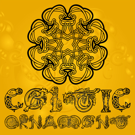 Celtic decorative  ornamentのイラスト素材