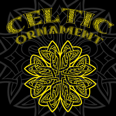 Decorative Celtic ornament for your designsのイラスト素材