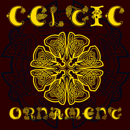 Decorative Celtic ornament for your designsのイラスト素材