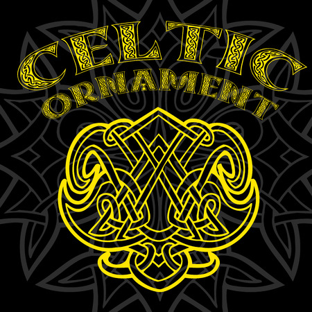 Decorative Celtic ornament for your designsのイラスト素材