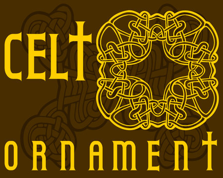 Decorative Celtic ornament for your designsのイラスト素材