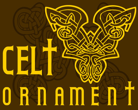 Decorative Celtic ornament for your designsのイラスト素材