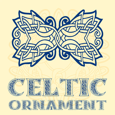 Decorative Celtic ornament for your designsのイラスト素材