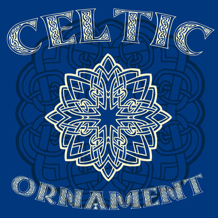 Decorative Celtic ornament for your designsのイラスト素材