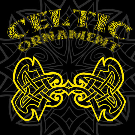 Decorative Celtic ornament for your designsのイラスト素材