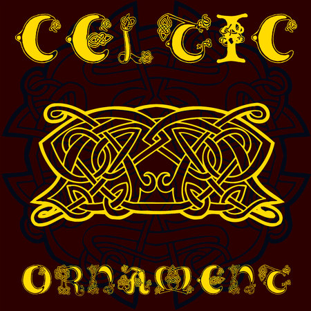 Decorative Celtic ornament for your designsのイラスト素材