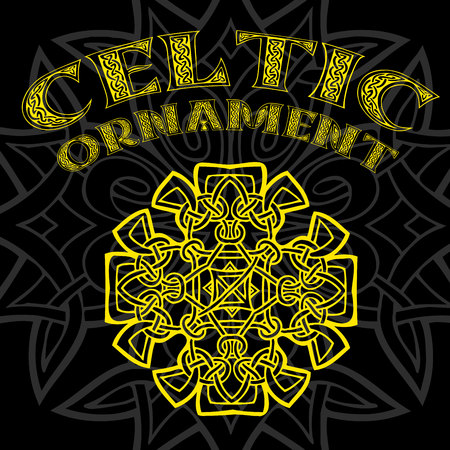 Decorative Celtic ornament for your designsのイラスト素材
