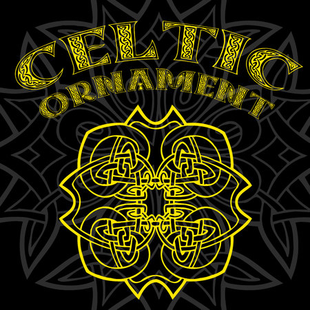 Decorative Celtic ornament for your designsのイラスト素材