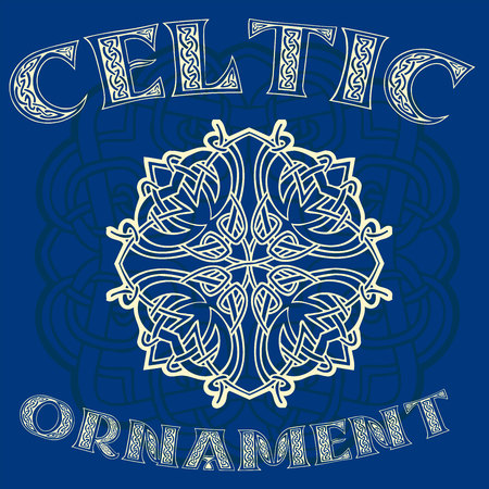 Decorative Celtic ornament for your designsのイラスト素材