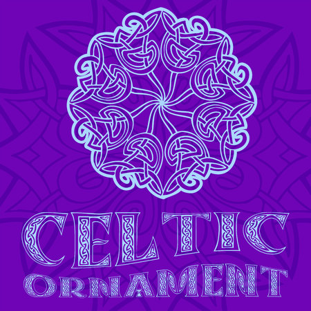 Decorative Celtic ornament for your designsのイラスト素材