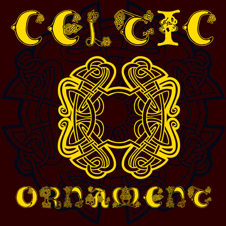 Decorative Celtic ornament for your designsのイラスト素材