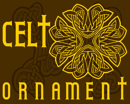 Decorative Celtic ornament for your designsのイラスト素材