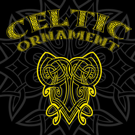 Decorative Celtic ornament for your designsのイラスト素材