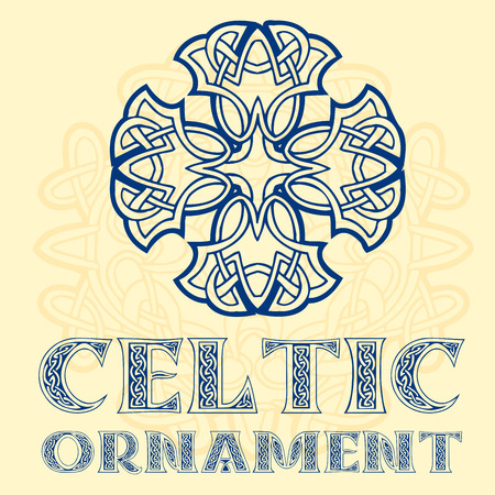 Decorative Celtic ornament for your designsのイラスト素材
