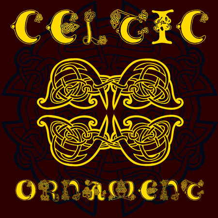 Decorative Celtic ornament for your designsのイラスト素材