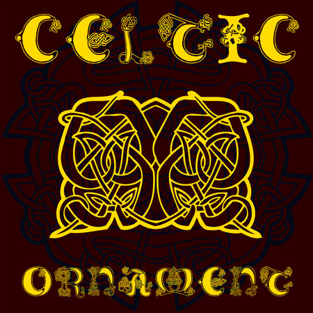 Decorative Celtic ornament for your designsのイラスト素材