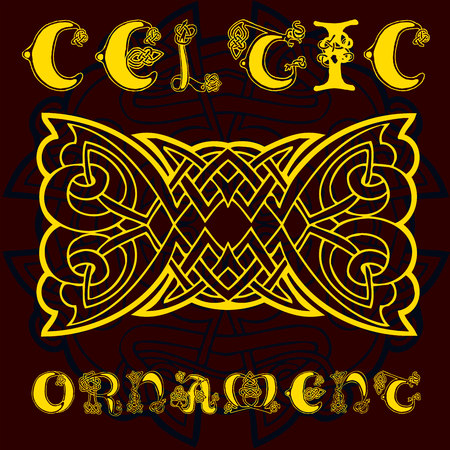Decorative Celtic ornament for your designsのイラスト素材
