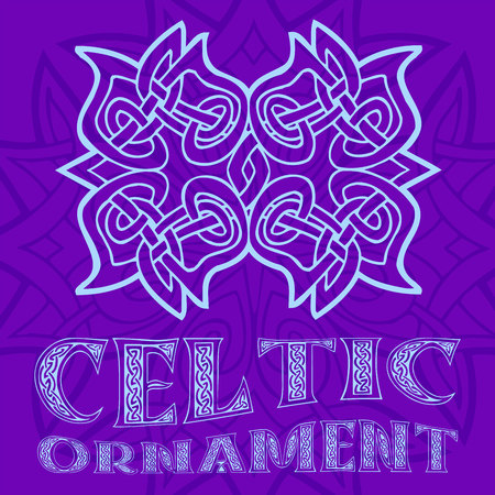 Decorative Celtic ornament for your designsのイラスト素材