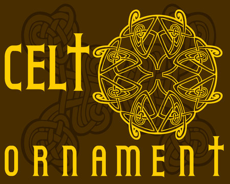 Decorative Celtic ornament for your designsのイラスト素材