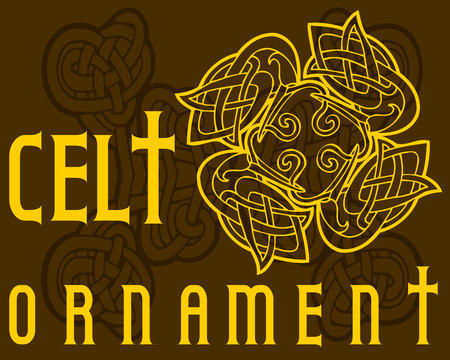 Decorative Celtic ornament for your designsのイラスト素材