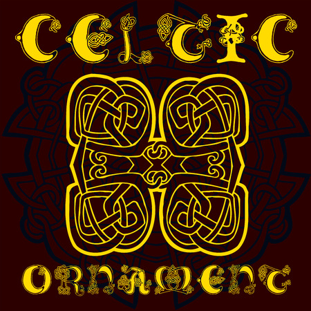 Decorative Celtic ornament for your designsのイラスト素材