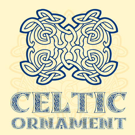 Decorative Celtic ornament for your designsのイラスト素材