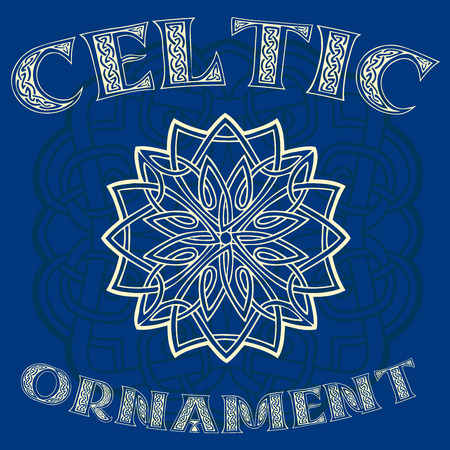 Decorative Celtic ornament for your designsのイラスト素材