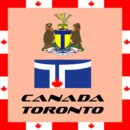 Official government elements of Canada - Torontoのイラスト素材