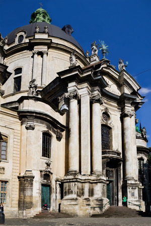 Dominican cathedral in Lviv, Ukraineの写真素材