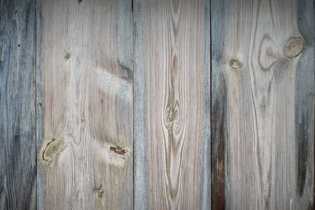 horizontal texture of old gray wooden boardsの写真素材