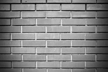 gray brick wall background close upの写真素材