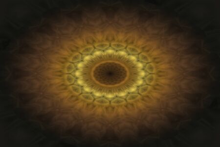 brown background with a large floral patternの写真素材