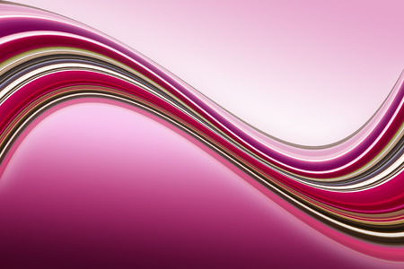 abstract pink background with waves and curvesの写真素材