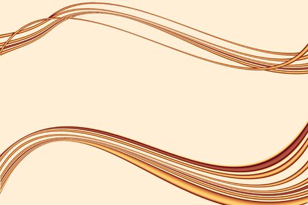 beige abstract background with wavy linesの写真素材