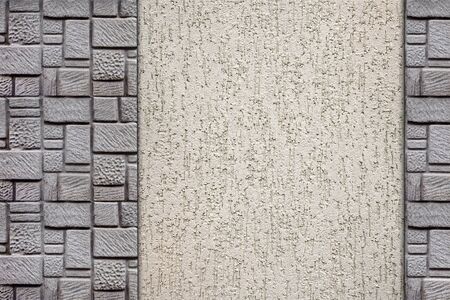 background with a stone border and copy spaceの写真素材