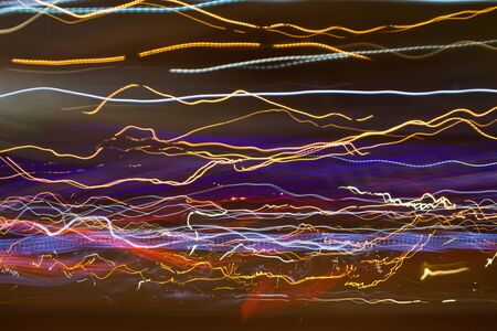 blurred abstract background with night lights