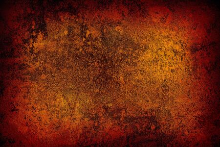 grunge abstract orange background with stains close upの写真素材