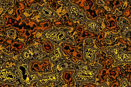 abstract yellow and orange background with spots and stainsの写真素材