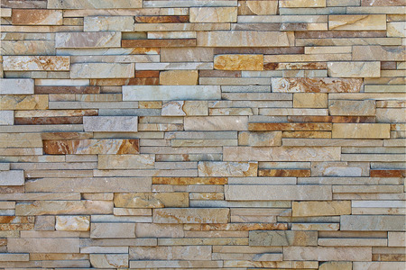 background texture beige stone tiles closeupの写真素材