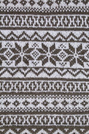 vertical background patterned jacquard knitted fabric closeupの写真素材