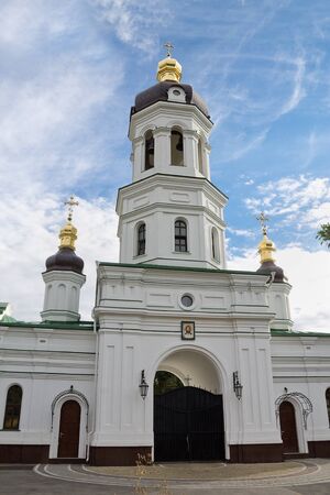 bell tower of the Christian Orthodox Church in Kiev, Ukraineの写真素材