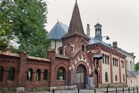 Church of the Mother of God of relentless help of the 16th century, Lvov, Ukraine. Sights of Ukraine.の写真素材