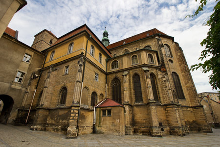 Catholic Church of the Assumption of the Blessed Virgin Mary in Klodzko, Polandの写真素材