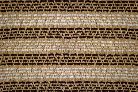 Knitted background with striped jacquard patternの写真素材
