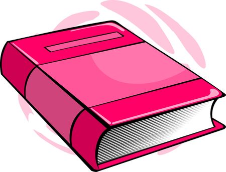 Illustration of  books with colour background	の写真素材